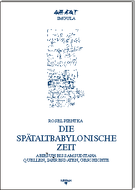 Umschlag Imgula 2 - Pientka - Die spätaltbabylonische Zeit